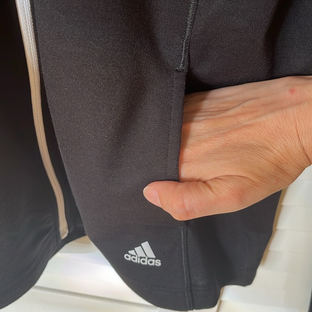 Adidas Golf Ladies 3-Stripes French Terry Full-Zip Jacket - Picture 6 of 11